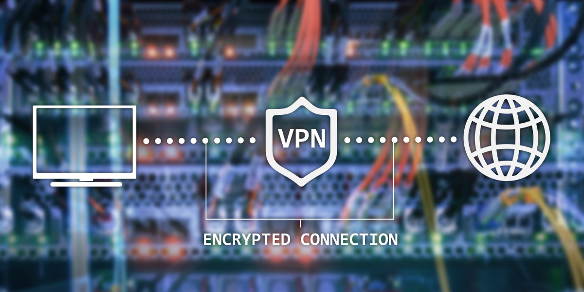 How a VPN works: Your device → Encrypted tunnel → Internet